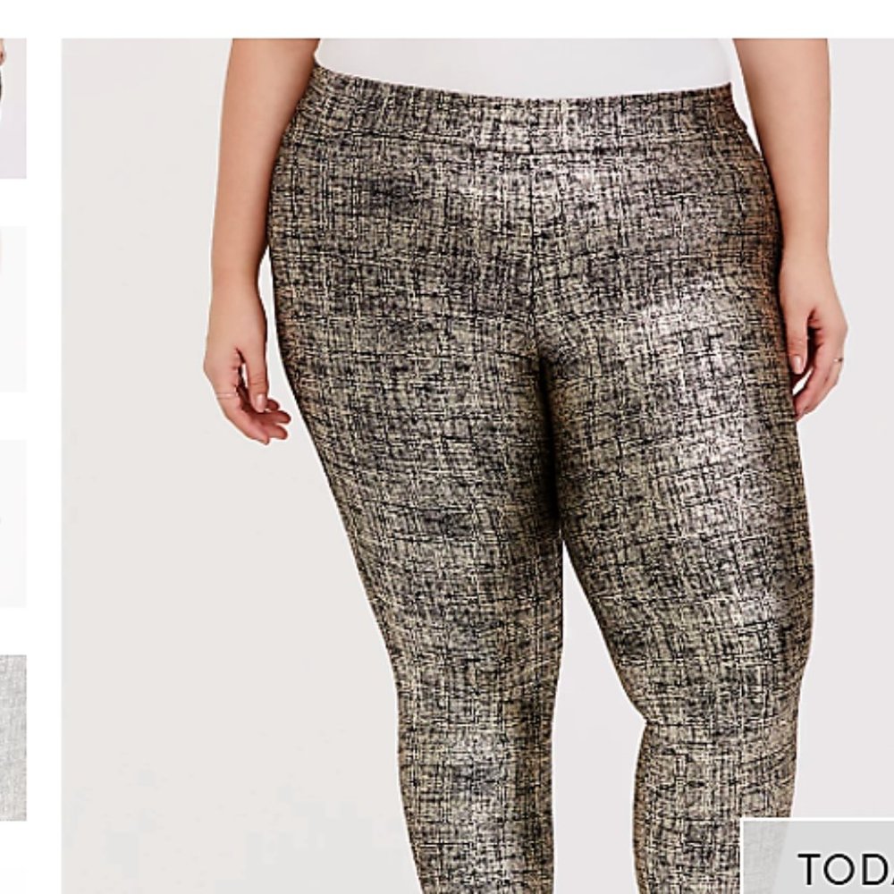 Gold Foil Leggings